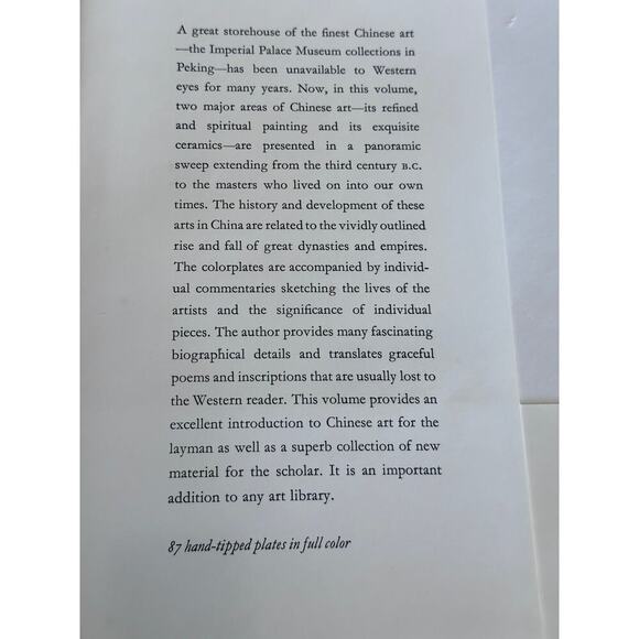 Art Treasures of the Peking Museum Book text by Francois Fourcade - Picture 12 of 14